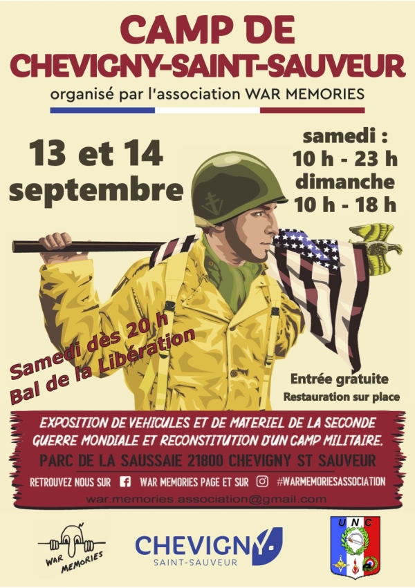 Une reconstitution de camp américain de la Seconde Guerre Mondiale à Chevigny !