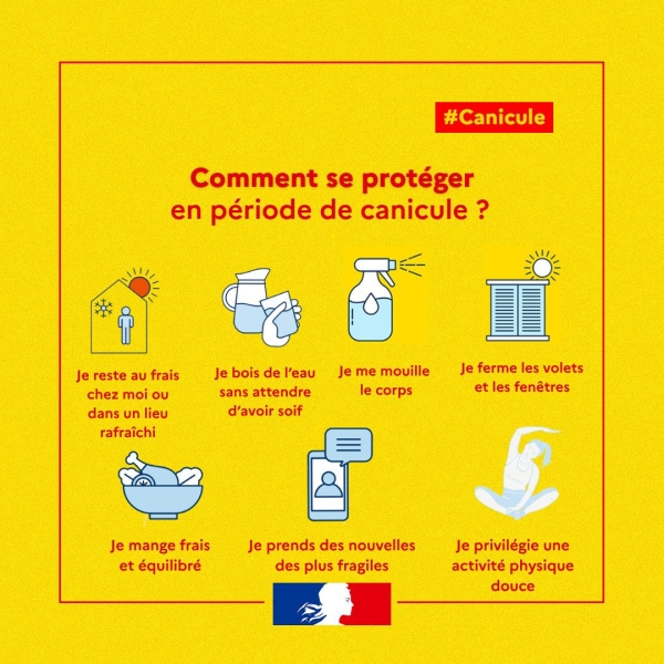 Fortes chaleurs en Côte-d’Or - Les recommandations de la préfecture pour se protéger
