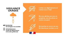 La Côte-d’Or en vigilance orange « Orages » à partir de 14 h