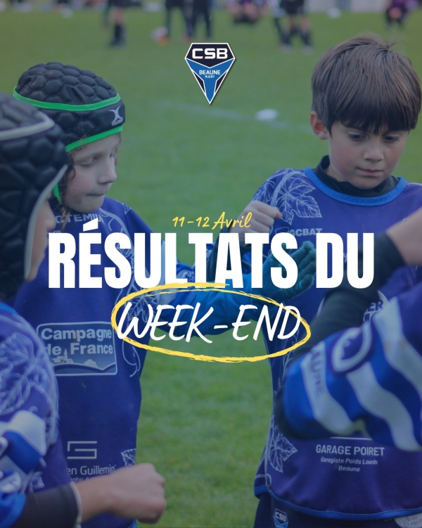 Rugby - Résultat du week-end du CS Beaune : une élimination serrée et un loto réussi