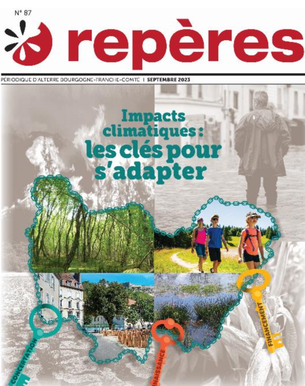 « Impacts climatiques : les clés pour s’adapter » - REPERES N°87 - Une publication qui propose des idées clés pour faciliter la mise en œuvre de solutions d’adaptation dans les territoires
