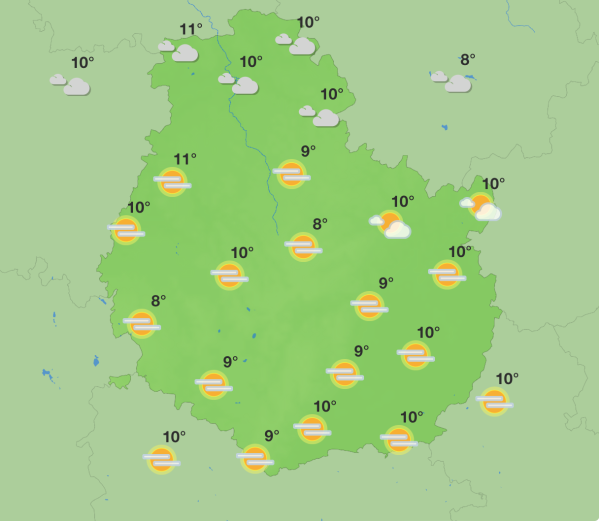 Météo en Côte-d’Or - Un dernier week-end de l’année sous le signe de la douceur