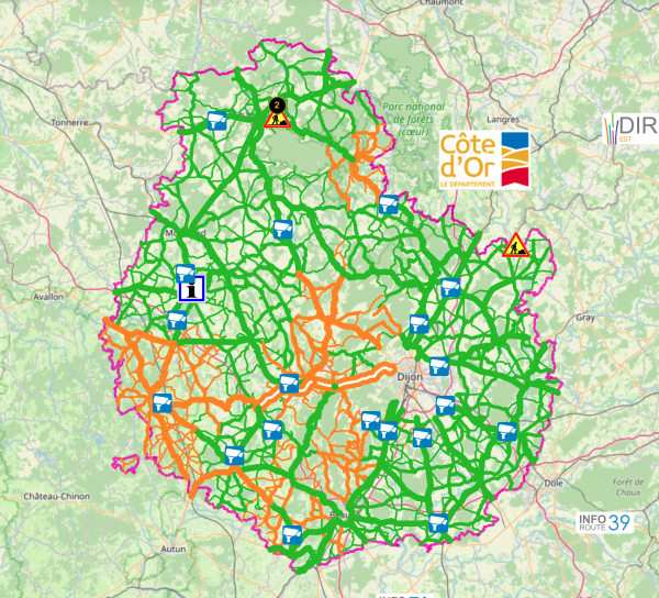 Côte-d'Or - Circulation encore délicate localement ce jeudi matin