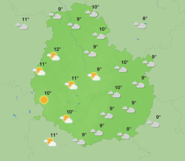 Météo en Côte-d’Or – Une semaine variable et couverte