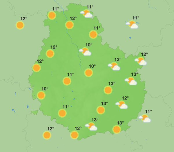 Météo en Côte-d’Or – Entre éclaircies et averses ce week-end