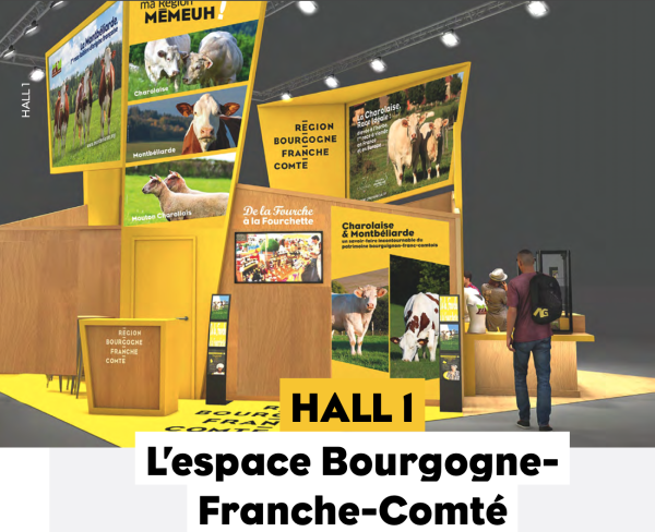 La Bourgogne-Franche-Comté au Salon International de l’Agriculture 2024