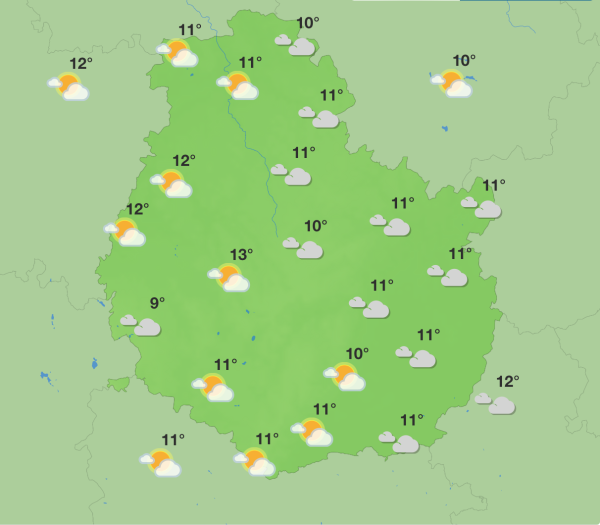 Météo en Côte-d’Or – Une semaine entre éclaircies et averses