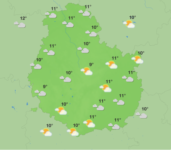 Météo en Côte-d’Or – Une semaine entre éclaircies et averses