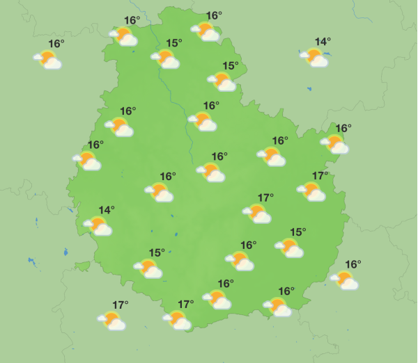 Météo en Côte-d’Or – Bel ensoleillement en début de semaine et pluie en fin