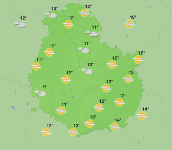 Météo en Côte-d’Or – Une semaine entre pluie et éclaircies