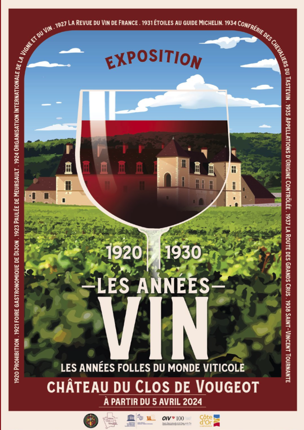 Le Château du Clos de Vougeot dévoile l’exposition « Les Années Vin, les années folles du monde viticole » à partir du 5 avril