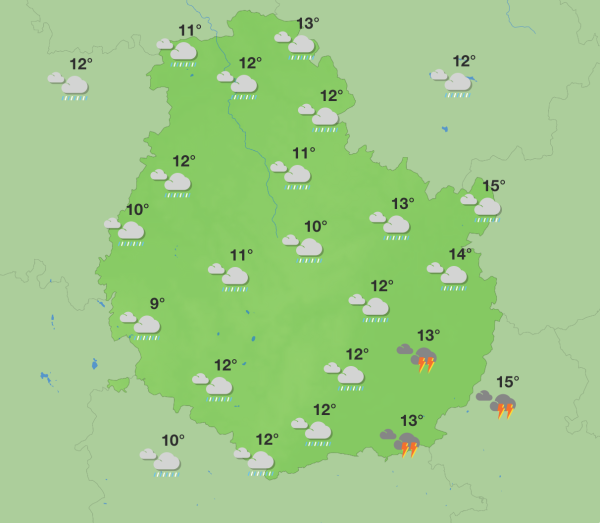 Météo en Côte-d’Or – Une situation qui tourne à l’orage pour ce week-end pascal