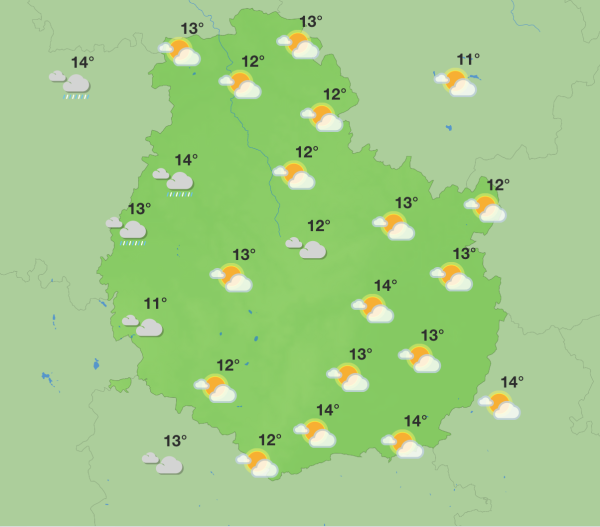 Météo en Côte-d’Or – Entre éclaircies et averses, une semaine printanière en perspective