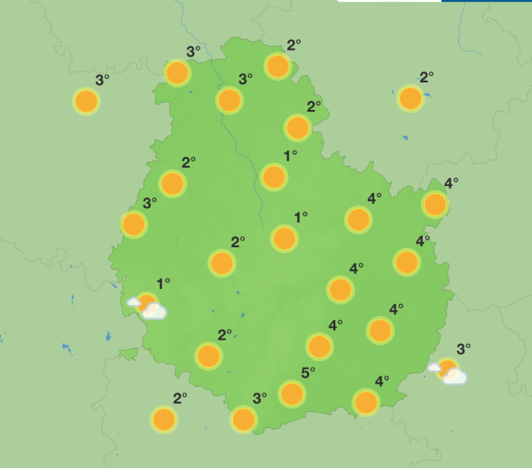 Météo en Côte-d’Or – Une semaine entre soleil et averses