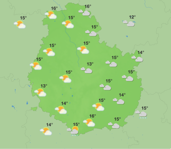 Météo en Côte d'Or – Une semaine contrastée : pluie, éclaircies et bel ensoleillement au programme !