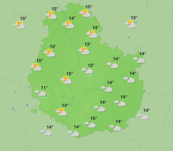 Météo en Côte-d’Or – Une semaine en dents de scie avant un dimanche ensoleillé