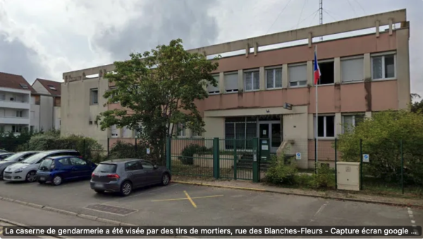 Une caserne de gendarmerie visée par des tirs de mortiers à Beaune, pour la troisième fois
