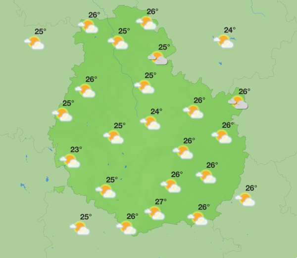 Météo en Côte-d’Or – Une semaine contrastée entre soleil, nuages et averses