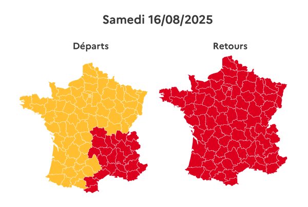 Circulation en ce week-end du 15 août - Retours de vacances et week-end prolongé : un trafic très chargé annoncé