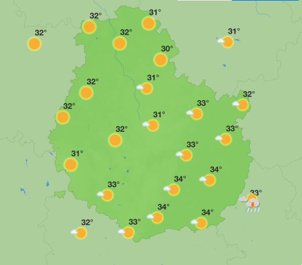Météo en Côte-d’Or – Soleil radieux et chaleur pour ce week-end prolongé-end 