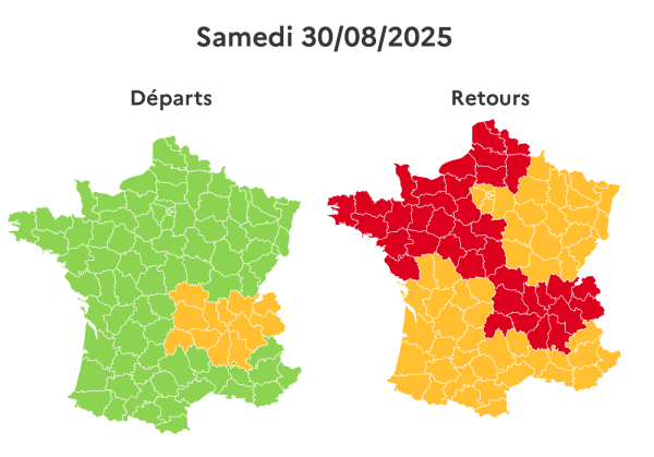 Info trafic - Fortes perturbations sur les routes pour ce week-end de retours avant la rentrée scolaire