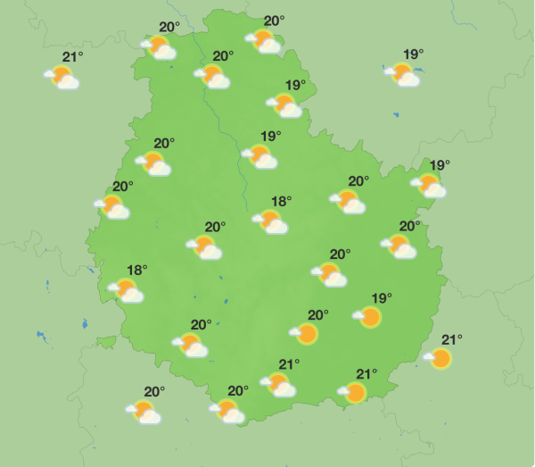 Météo en Côte-d’Or - De la pluie, des orages mais aussi des éclaircies pour la fin des vacances