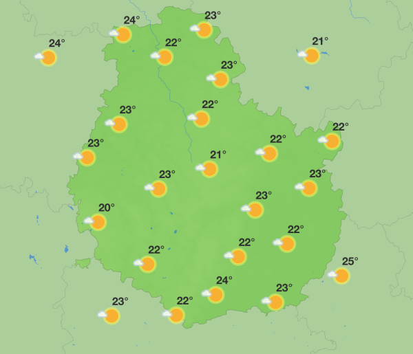 Météo en Côte-d’Or – Ce week-end sera estival avant l’orage