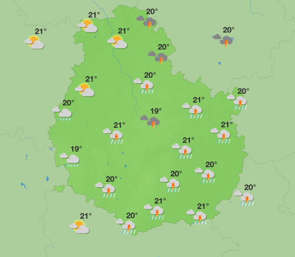 Météo en Côte-d’Or – Une semaine instable entre averses et éclaircies
