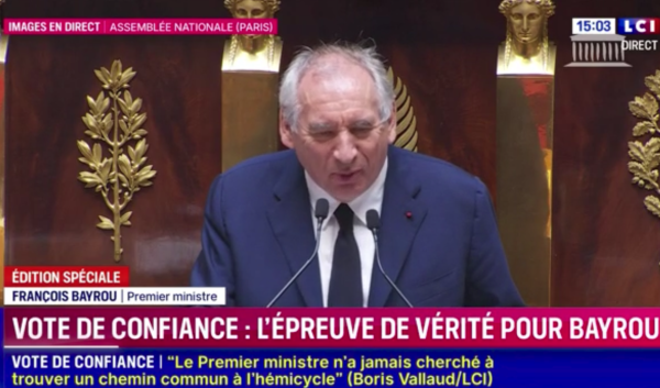 François Bayrou renversé : l’Assemblée refuse la confiance