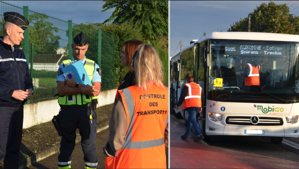 Transports scolaires - Une vaste opération de contrôles menée ce matin à Genlis