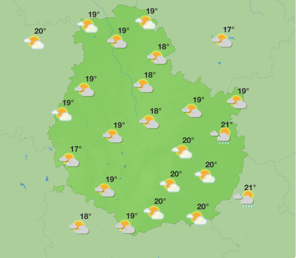 Météo en Côte-d’Or - Du gris en début de semaine, du soleil avant un dimanche pluvieux
