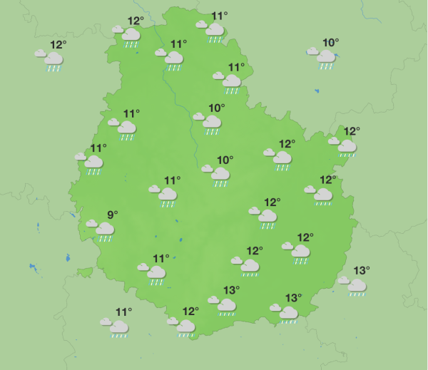 Météo en Côte-d’Or - Semaine humide avant un week-end plus clément