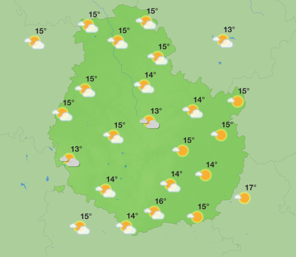 Météo en Côte-d’Or - Un week-end sous le signe de la douceur automnale