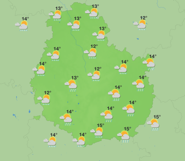 Météo en Côte-d’Or – La pluie s’invite samedi, retour timide du soleil dimanche