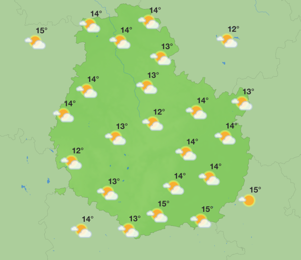 Météo en Côte-d’Or - Retour du soleil après un début de semaine nuageux