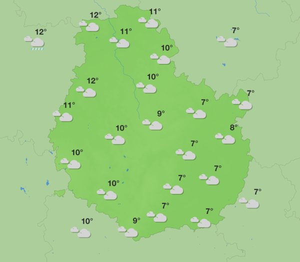 Météo en Côte-d’Or – Semaine grise mais douce avant un week-end plus humide