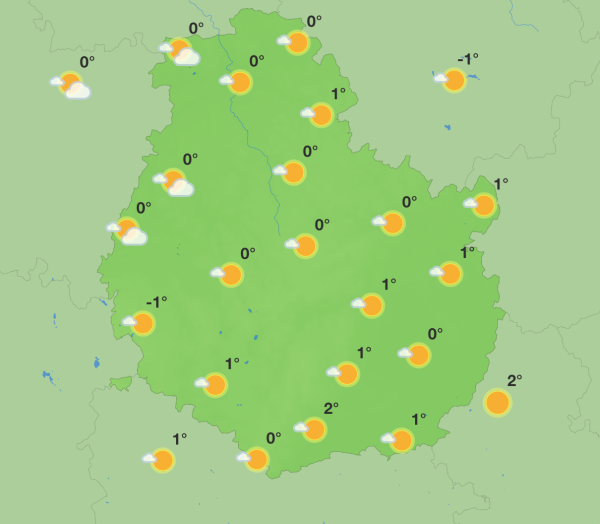Météo en Côte-d’Or – Un week-end glacial suivi d’un redoux