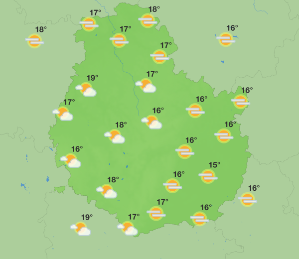 Météo en Côte-d’Or - Un week-end doux et plutôt ensoleillé