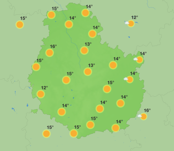 Météo en Côte-d’Or – Week-end doux mais nuageux dimanche