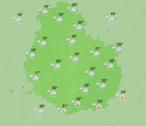 Météo en Côte-d'Or - Samedi doux avant une chute brutale des températures dimanche