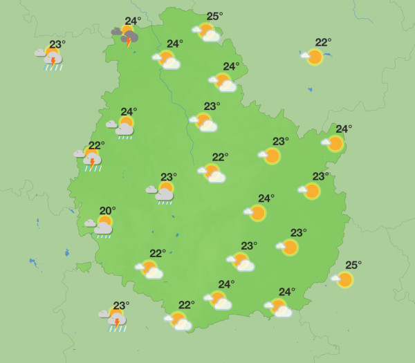 Météo en Côte-d’Or - Chaleur printanière puis baisse des températures ce week-end