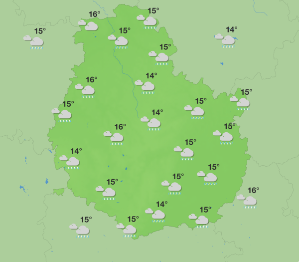 Météo en Côte-d’Or - Retour de la pluie et chute des températures cette semaine