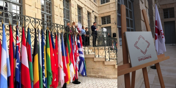 Dijon - L’hôtel Bouchu dit d’Esterno reçoit le label « Patrimoine de la diplomatie » 