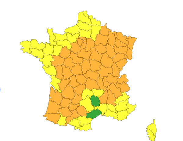 La Côte-d’Or en vigilance orange « Orages »