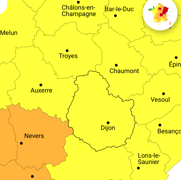 Passage de la Côte-d’Or en vigilance orange canicule et jaune orages ce dimanche 28 juin : une amélioration relative qui appelle à maintenir la prudence