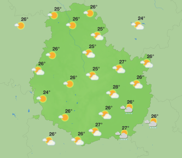 Météo en Côte-d’Or - Après la canicule, place à une semaine plus respirable