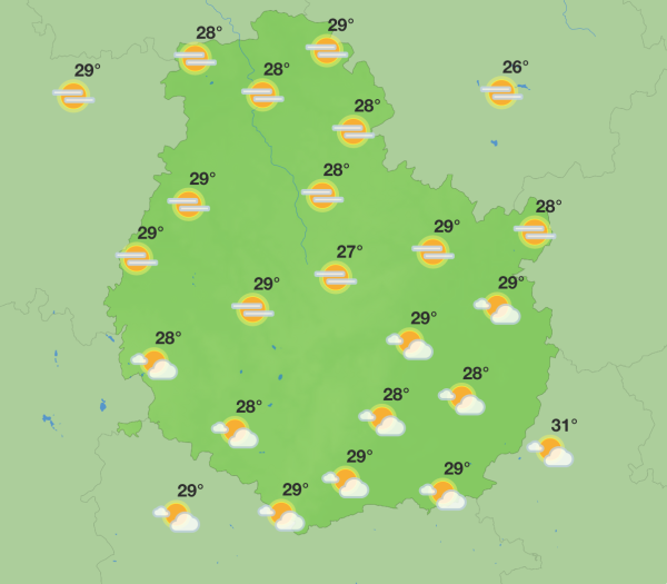 Météo en Côte-d’Or - Un samedi voilé, un dimanche radieux