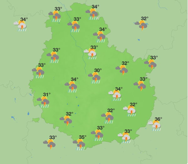 Météo en Côte-d’Or - Une semaine à deux visages : forte chaleur puis météo idéale