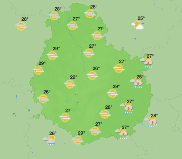 Météo en Côte-d’Or - La chaleur résiste jusqu’à mercredi avant une nette dégradation