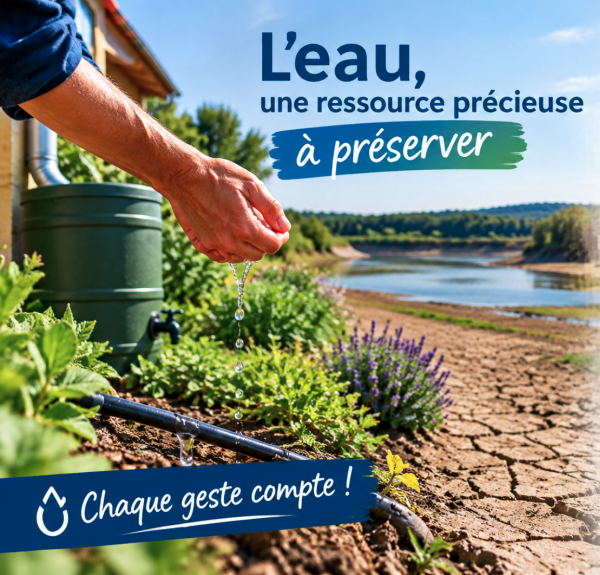 Sécheresse : la ressource en eau reste fragile et chacun est appelé à la vigilance